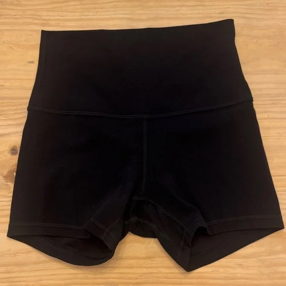 Lululemon Align Shorts - Black Women's High-Waisted Short- Size 4 - Picture 1 of 3